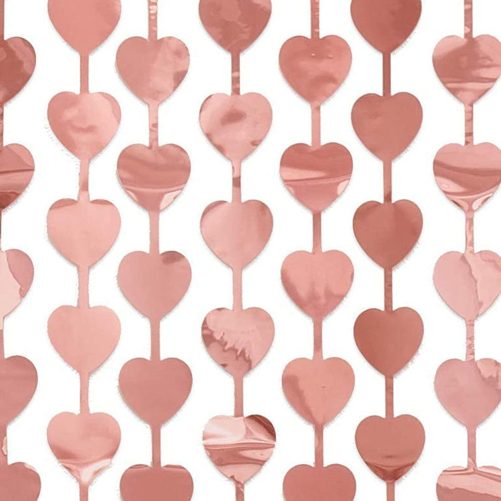 Heart-shaped Foil Curtain