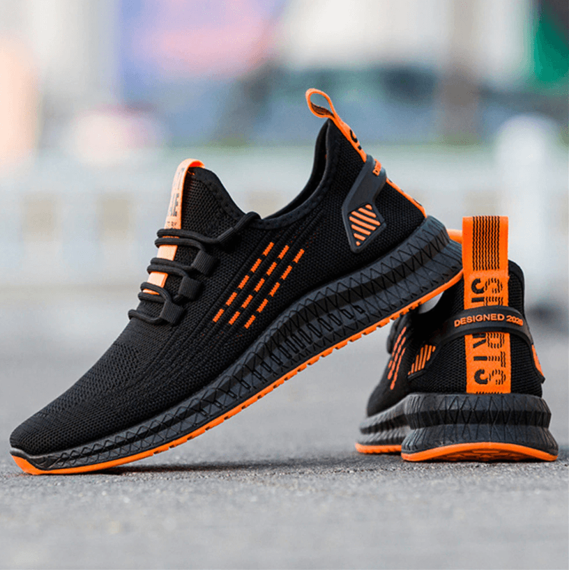 Joggesko i netting for menn