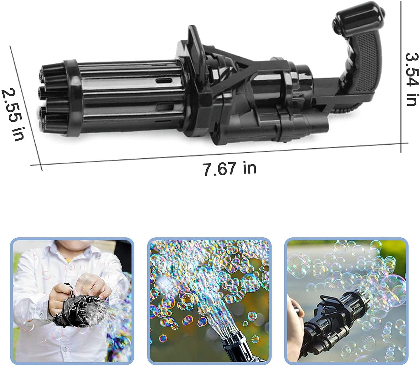 Automatic Gatling Bubble Cannon