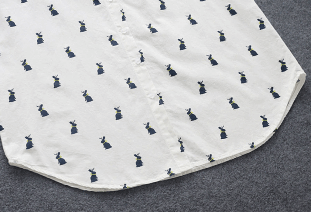 Bunny - The rabbit-print shirt dress