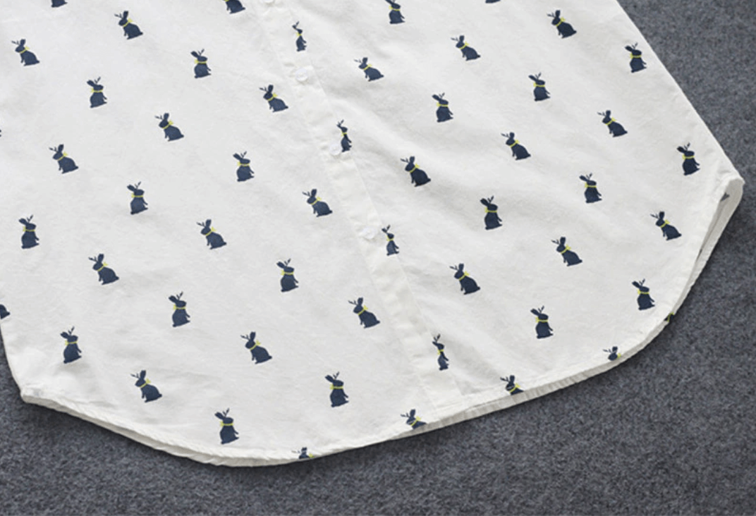 Bunny - The rabbit-print shirt dress