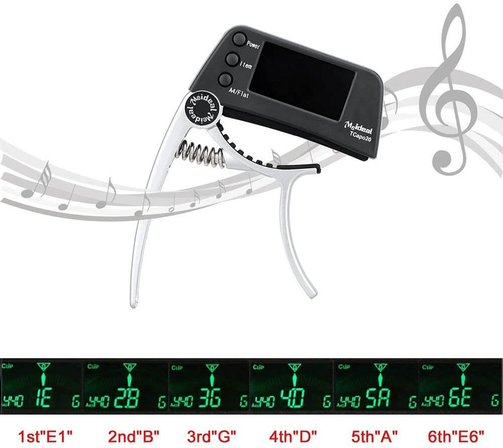 2-in-1 Guitar Capo &amp; Tuner