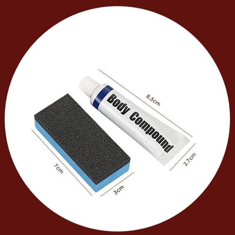 Mirakelsett for fjerning av billakkriper