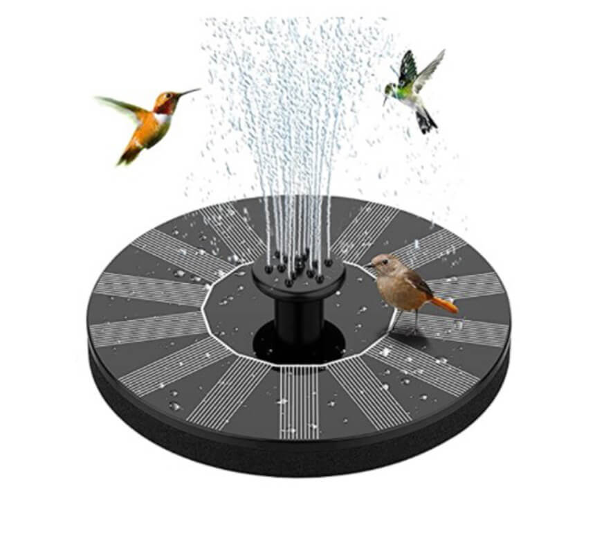 Solcelle flytende fontene