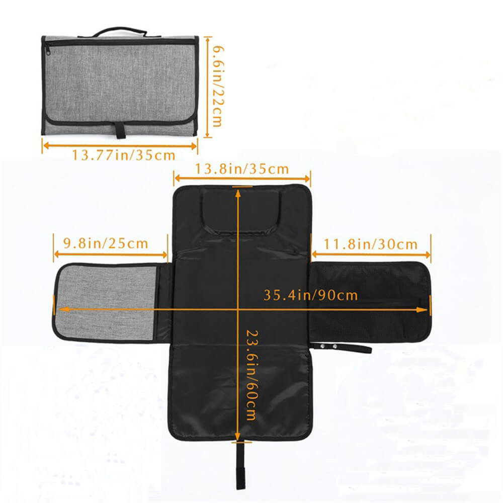 3-in-1 Baby Diaper Changing Pad