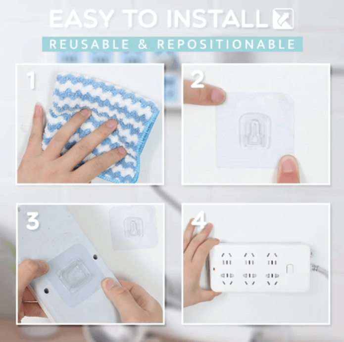 Double Sided Self Adhesive Hooks