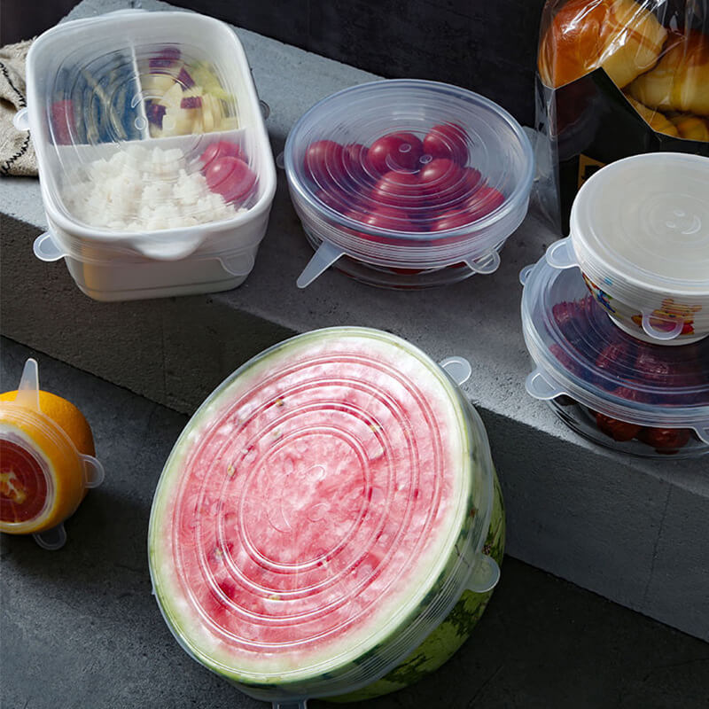 Reusable Food Lids (6 or 12 pieces set)