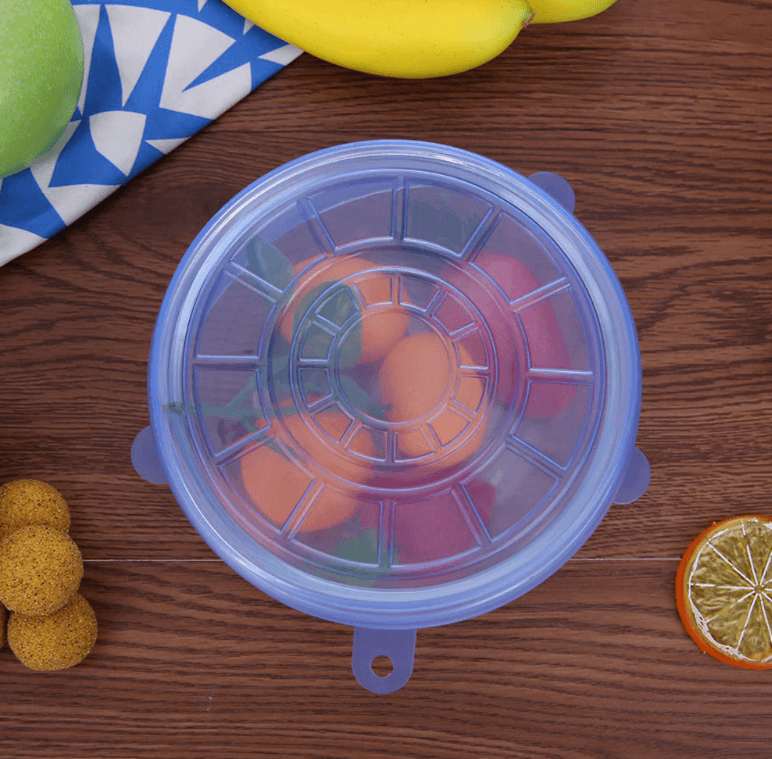 Reusable Food Lids (6 or 12 pieces set)