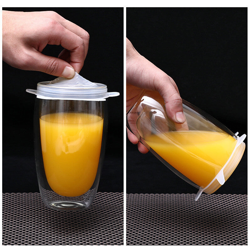 Reusable Food Lids (6 or 12 pieces set)