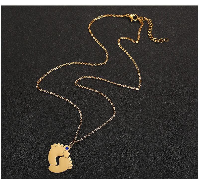 Custom Baby Feet Collar