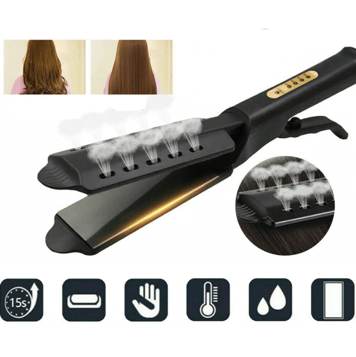 Ceramic Tourmaline Ionic Flat Iron Hair Straightener