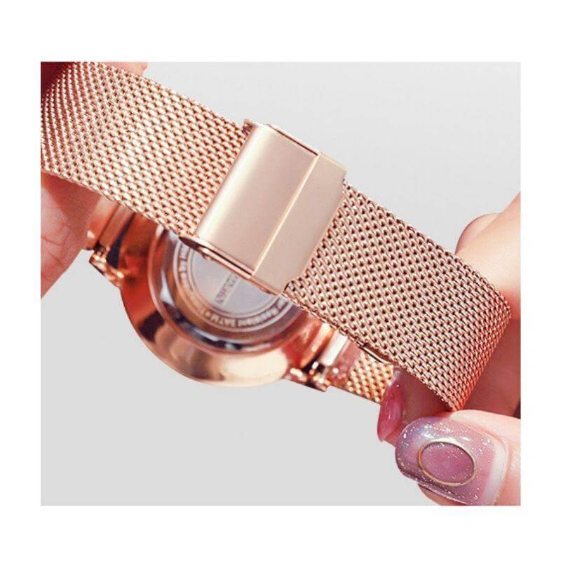 Luksuriøst kvartsarmbåndsur for kvinner