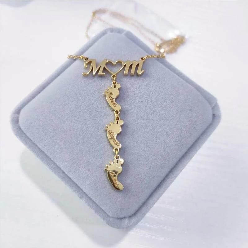 Baby Feet Mother Necklace