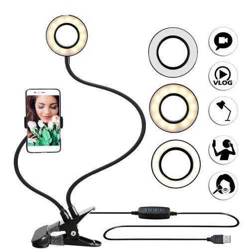 Studio LED Light With Phone Holder