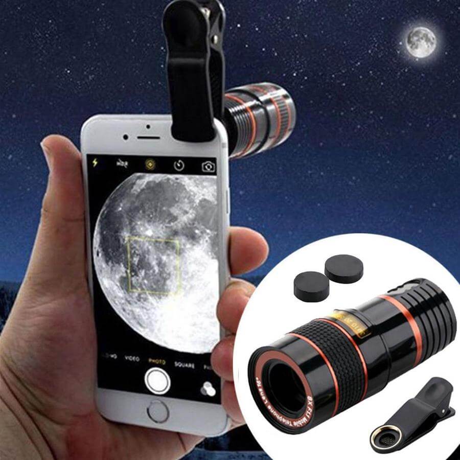 12x zoom teleobjektiv kameralinse til smarttelefon
