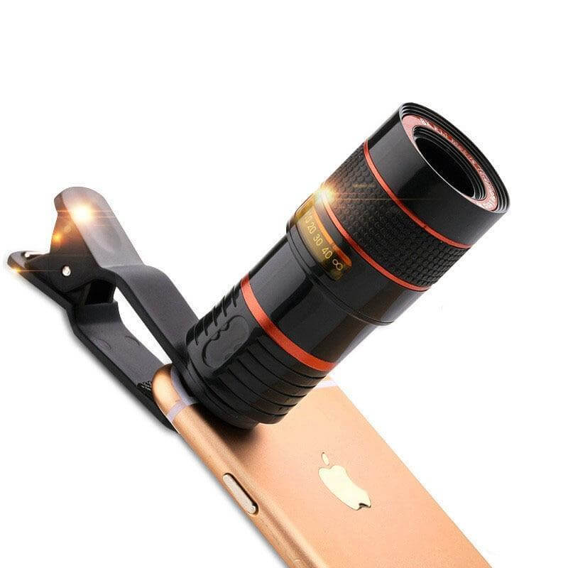 12x zoom teleobjektiv kameralinse til smarttelefon