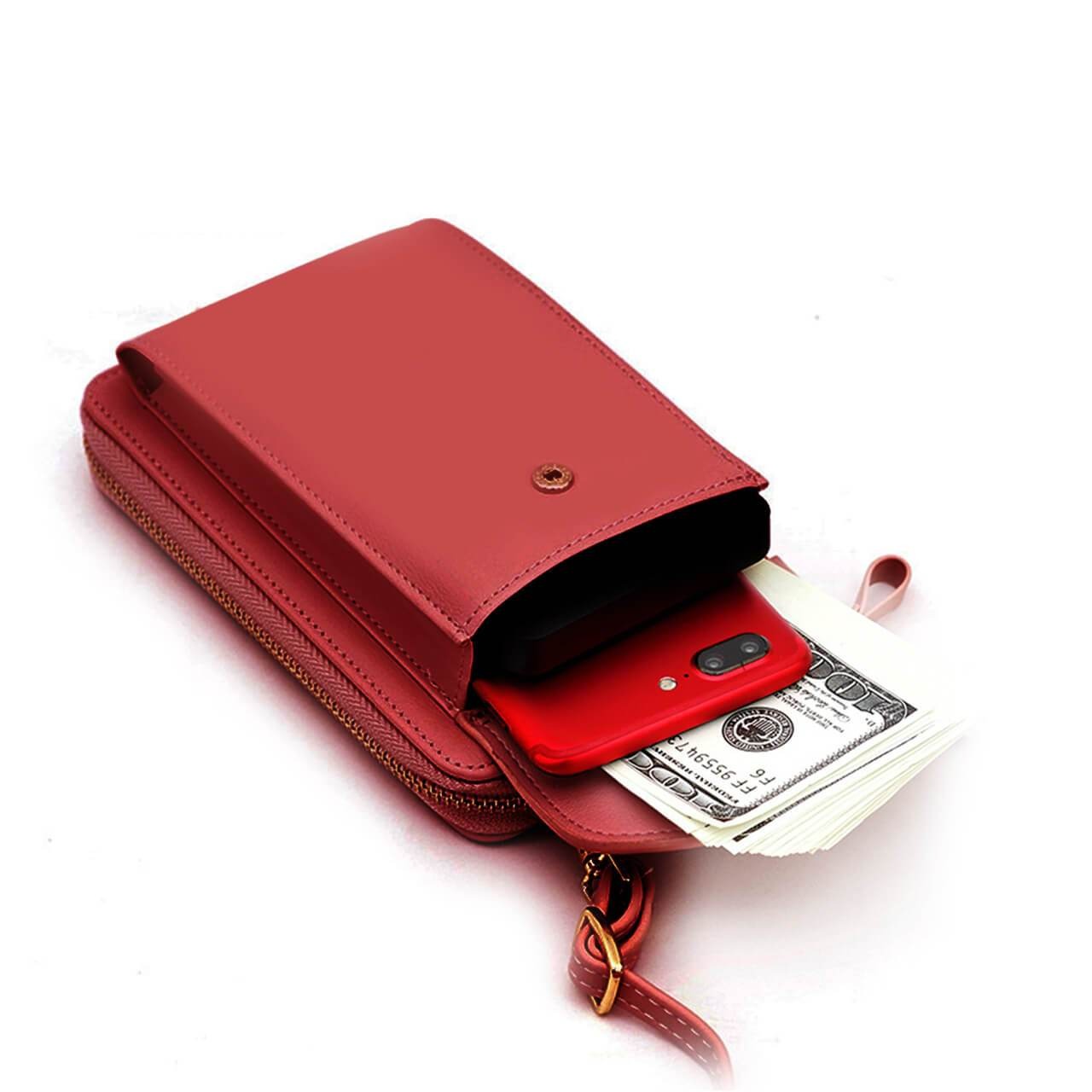 Dameveske Crossover Håndveske Telefonlommebok