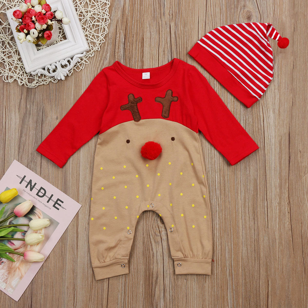 Reindeer Romper DELUXE 2 Pieces