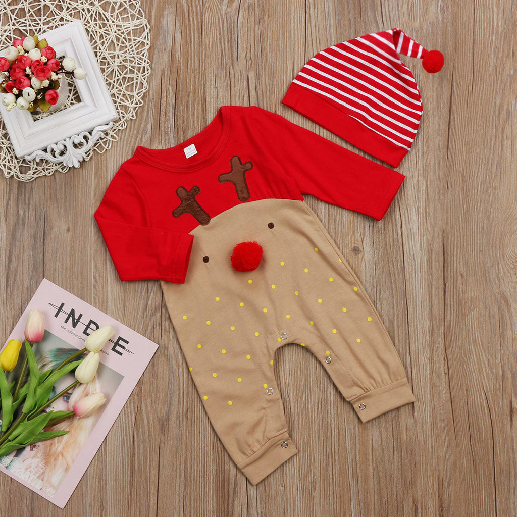 Reindeer Romper DELUXE 2 Pieces
