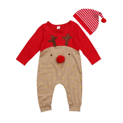 Reindeer Romper DELUXE 2 Pieces