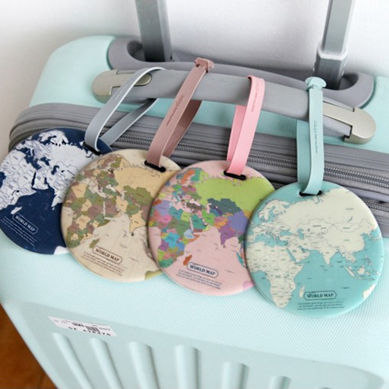 Belleza's Worldmap Suitcase Label®