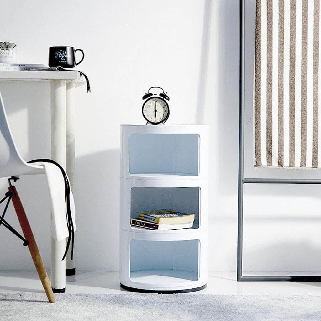 3 Layers Cylindrical Modern Cabinet