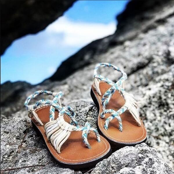 Casual Lace Up Beach Sandals