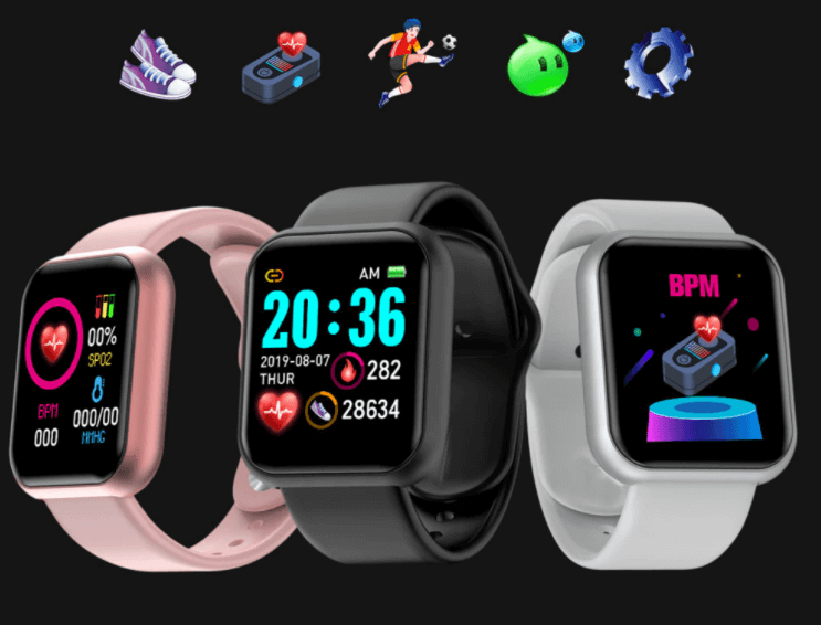 Y68 D20 Pro smartklokke