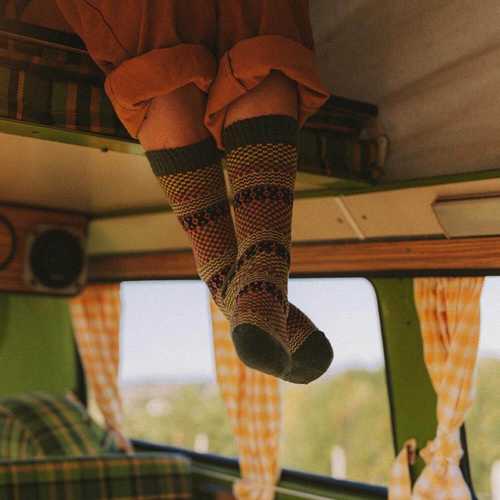 4 Pairs of Vintage Warm Socks