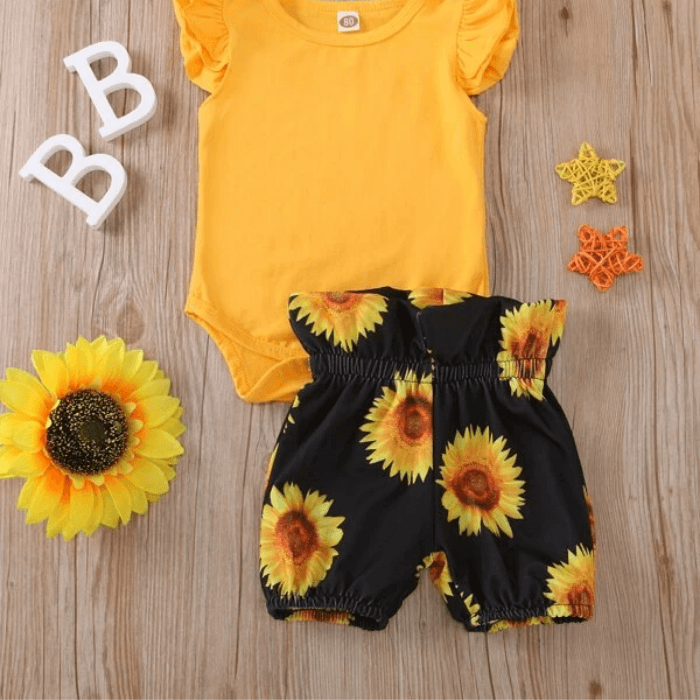 Baby sunflowers set