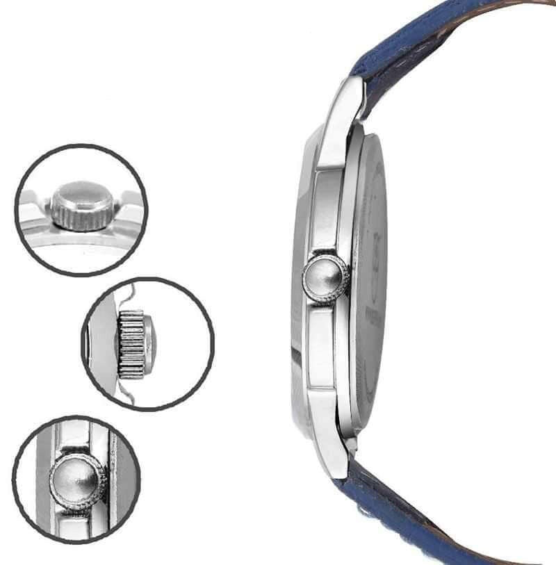 Reiseklokke i vintagelær