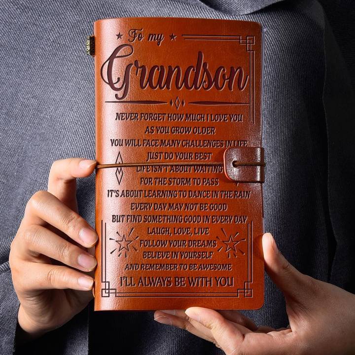 Vintage Engraved Diary